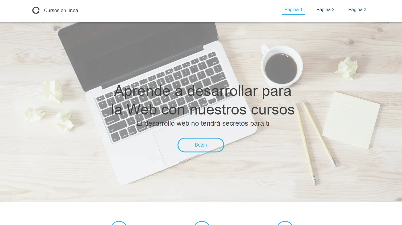 Plantilla para la creación de páginas web sobre (ES) Business