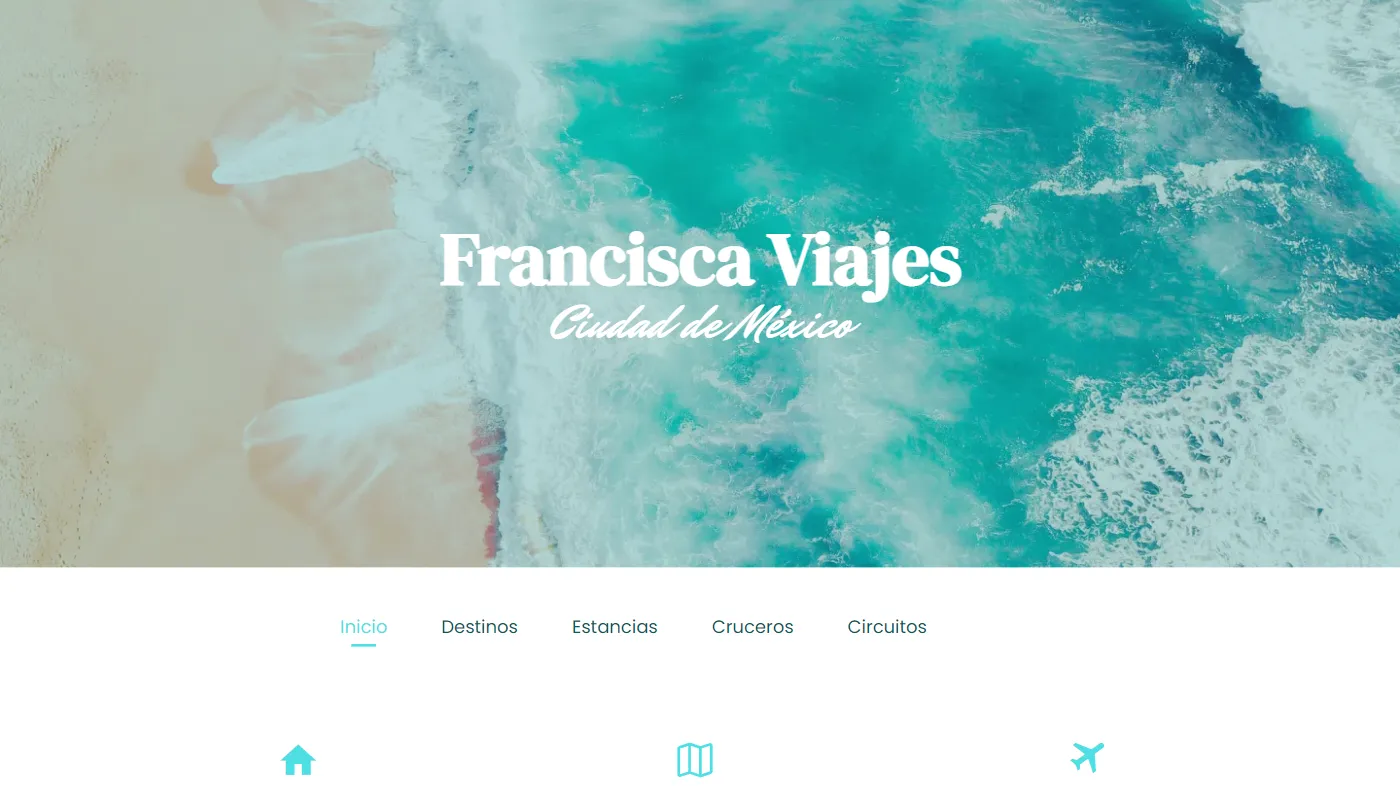 Plantilla para la creación de páginas web sobre (ES) Voyage