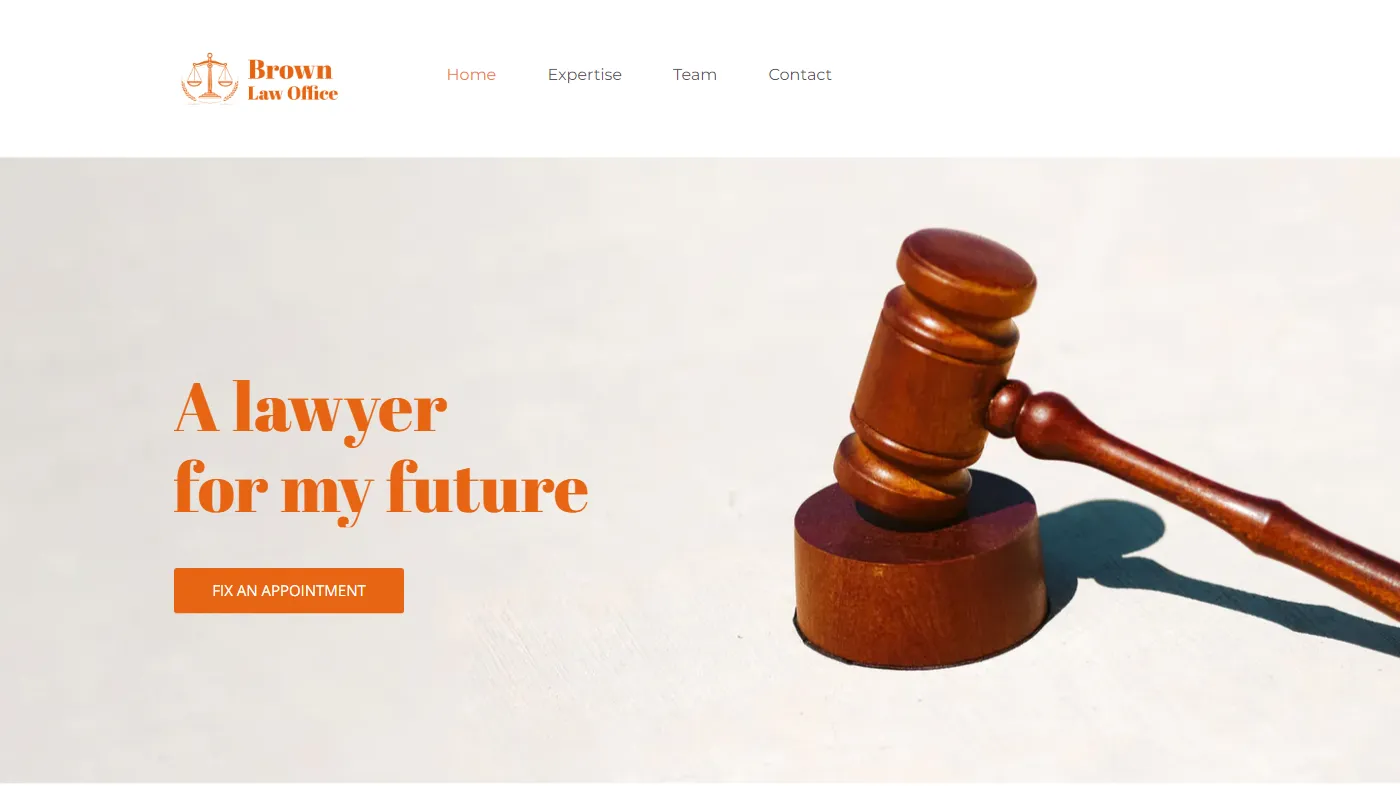 Theme for website creation of (EN) Avocat