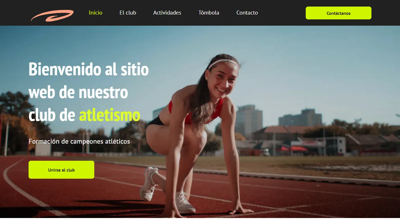 Plantilla para la creación de páginas web sobre (ES) Athlétisme