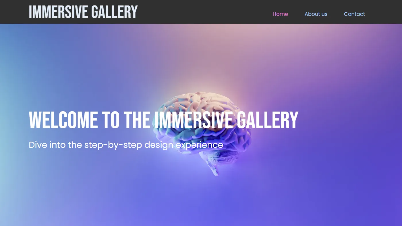 Theme for website creation of (EN) Immersive