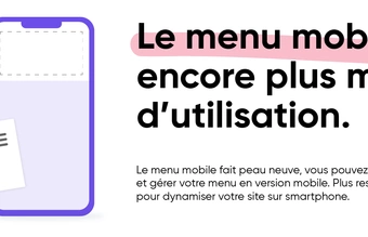 Configurer votre menu mobile