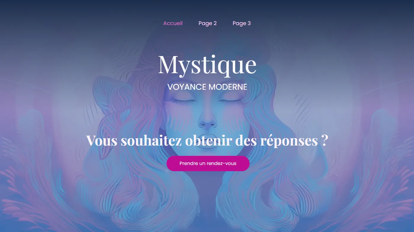 Thème pour la création de site de Voyance