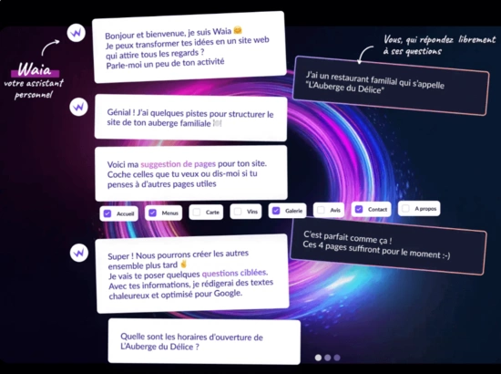 Waia - Assistante IA de SiteW