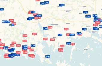 Ajouter des hôtels et AirBnb sur le module Carte